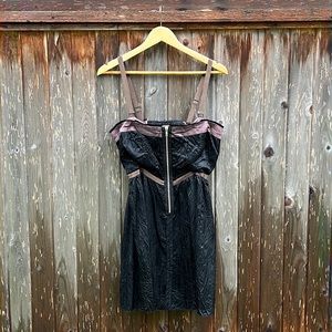 Homecoming?! 🖤 black crinkled Free People dress, size 12